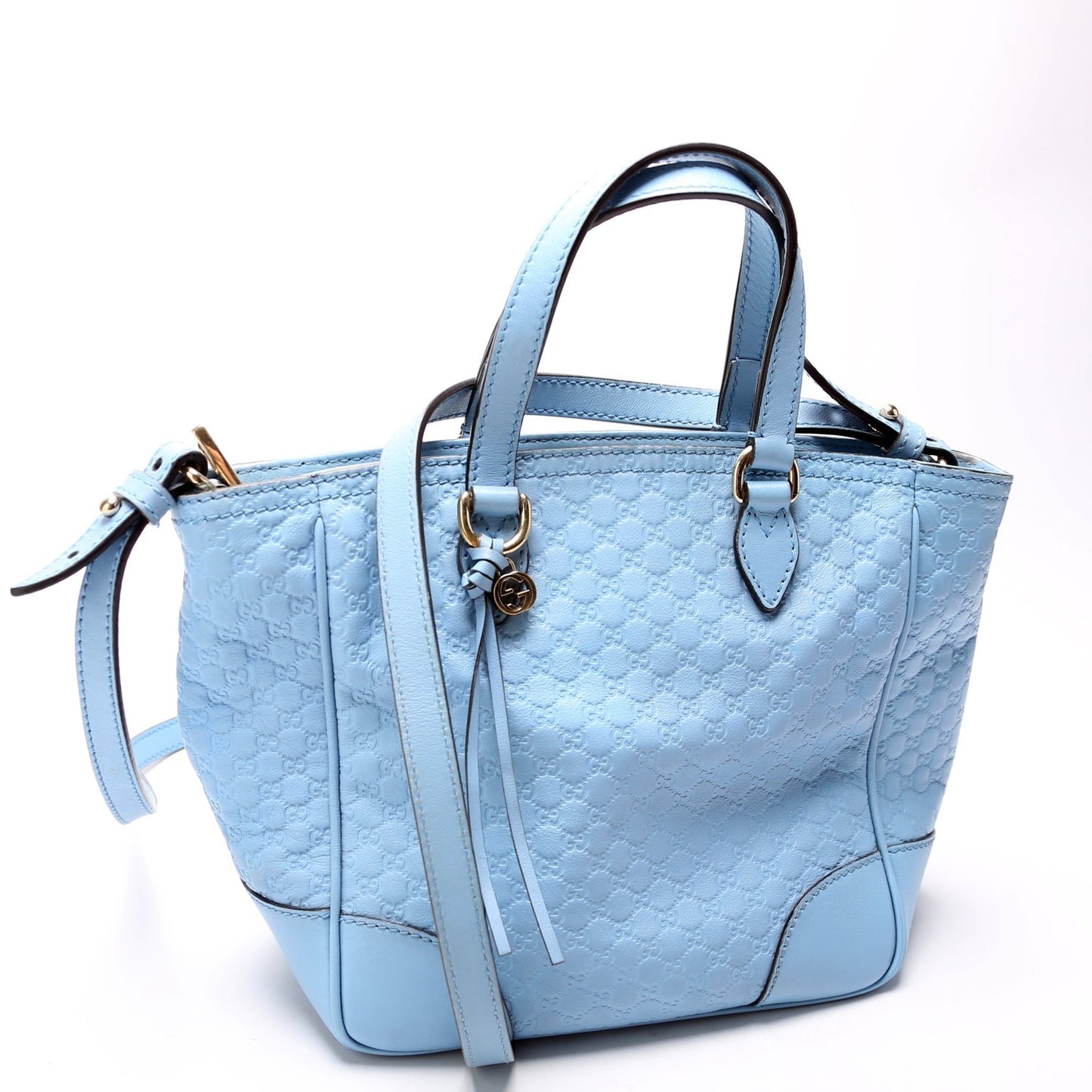 Gucci Micro Bree Blue Small Tote Bag
