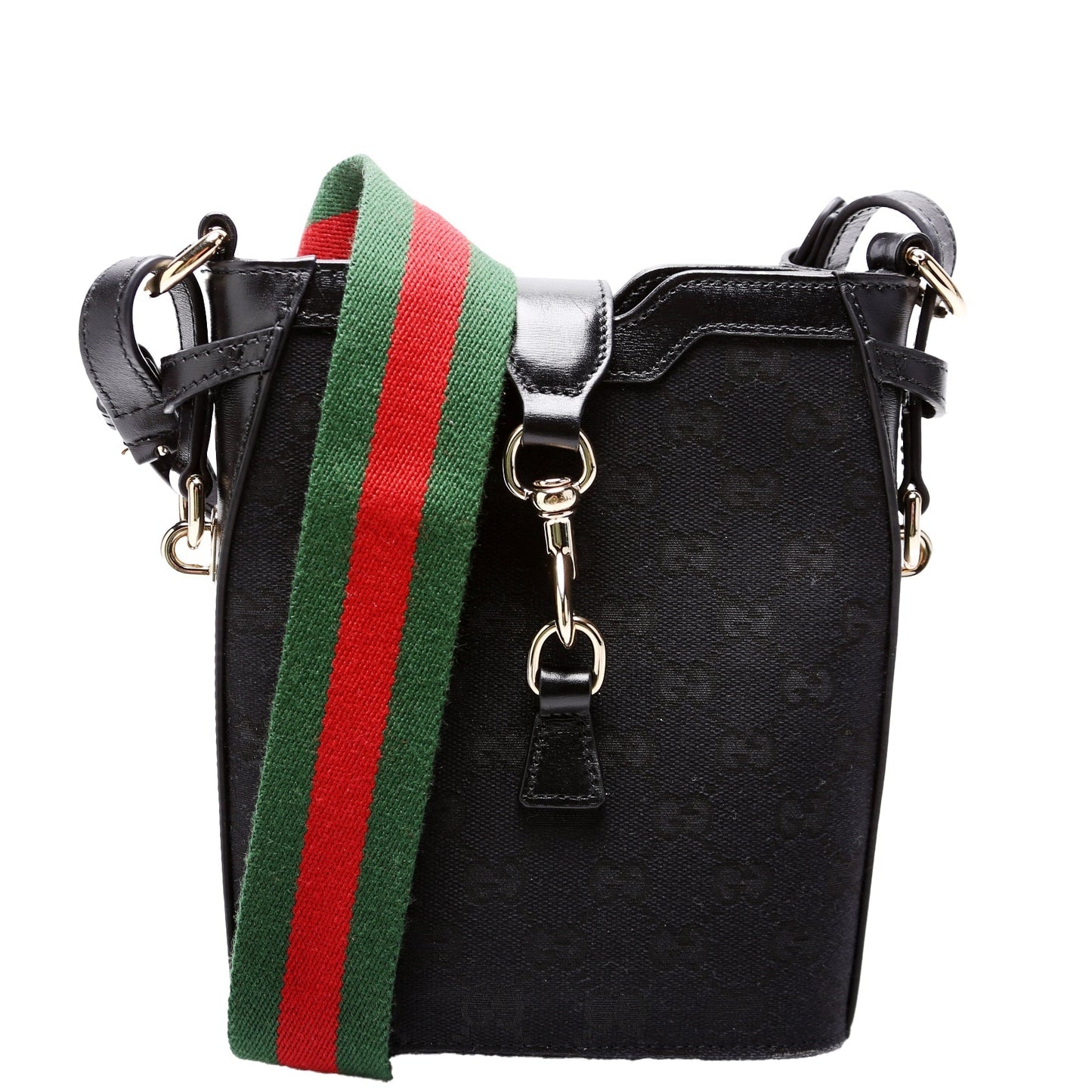 Gucci Canvas Bucket Mini Shoulder Bag