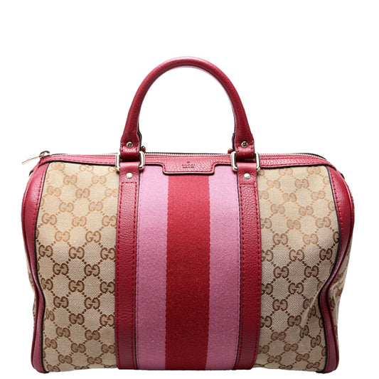 Gucci Boston Canvas Travel Bag Canvas 1