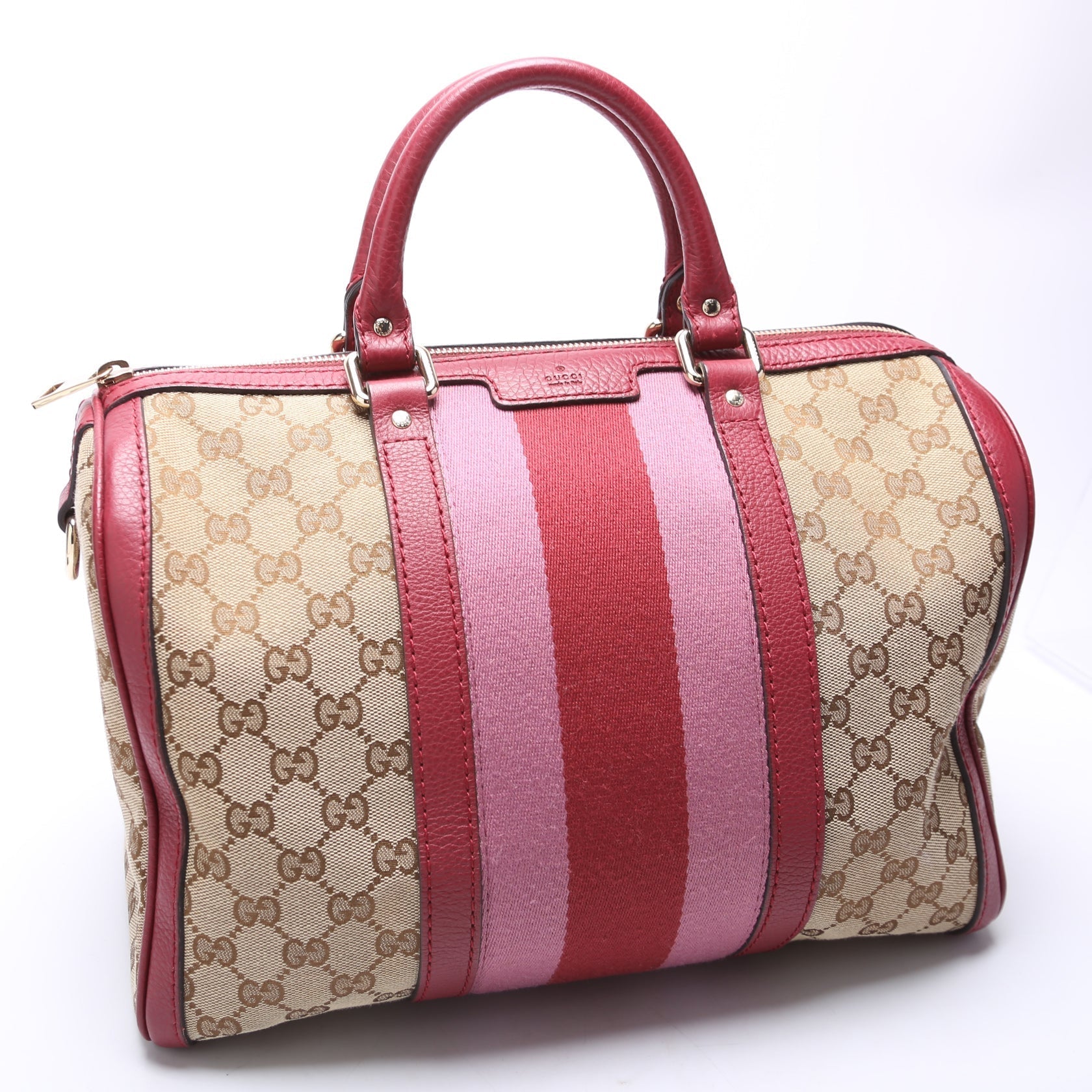 Gucci Boston Canvas Travel Bag Canvas 1