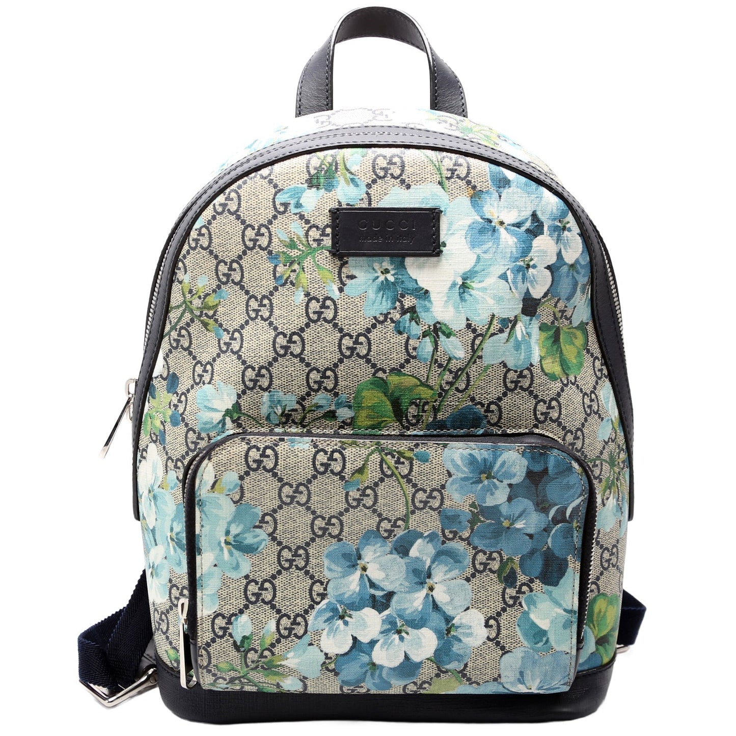 Gucci GG Supreme Blooms Backpack Navy