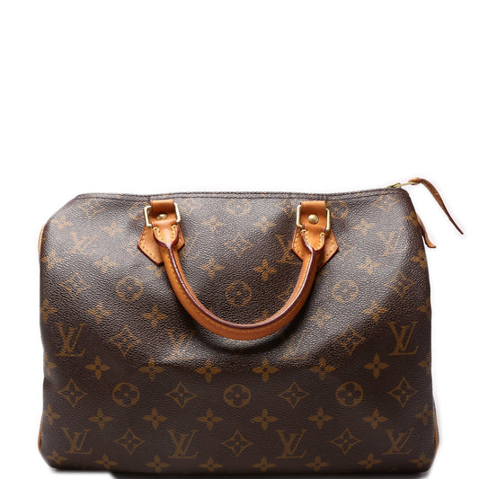 Louis Vuitton Speedy 30 Monogram Handbag Monogram 77