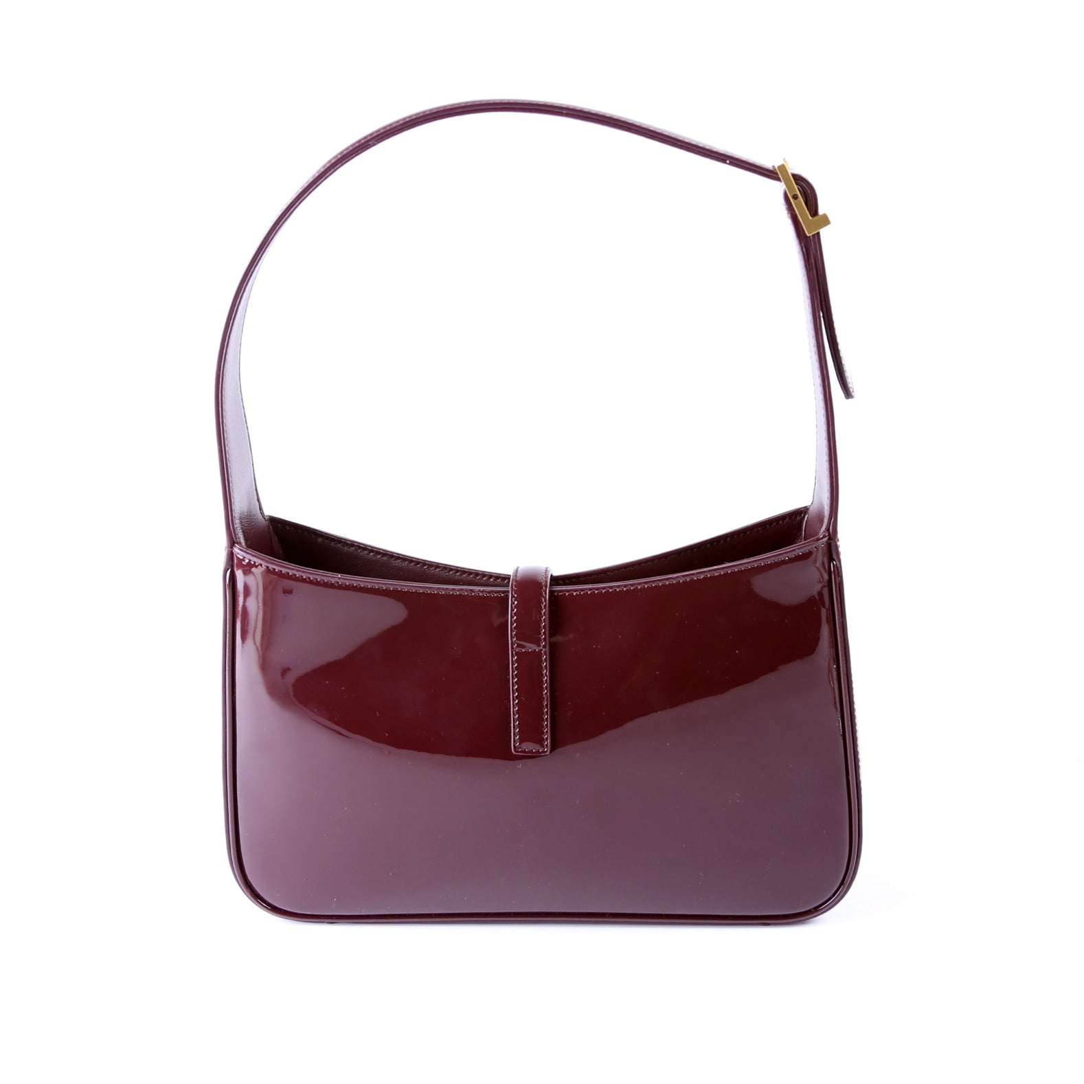 YSL Saint Laurent Saint Laurent Le Hobo Patent Bag Leather Shoulder Bag