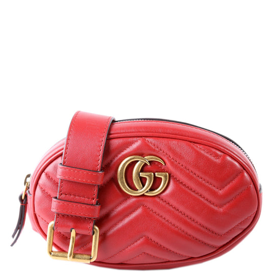 Gucci Marmont Red Belt