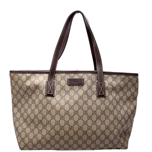 Gucci GG Supreme Zip Medium Tote Bag Tote 3