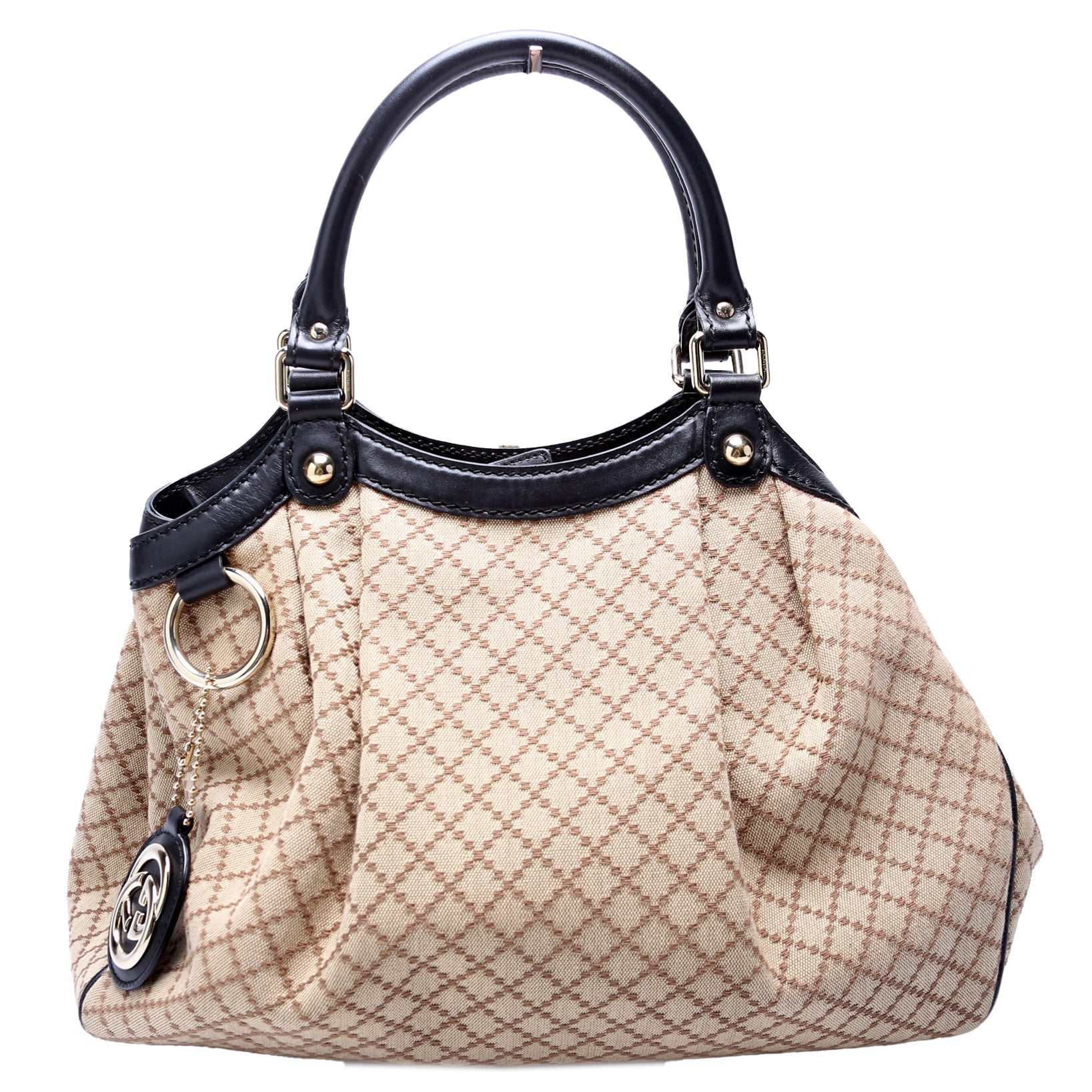 Gucci Sukey Diamante Canvas Medium Travel Bag Canvas Medium