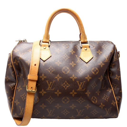Louis Vuitton Speedy 30 Bandouliere Monogram Handbag Monogram 36