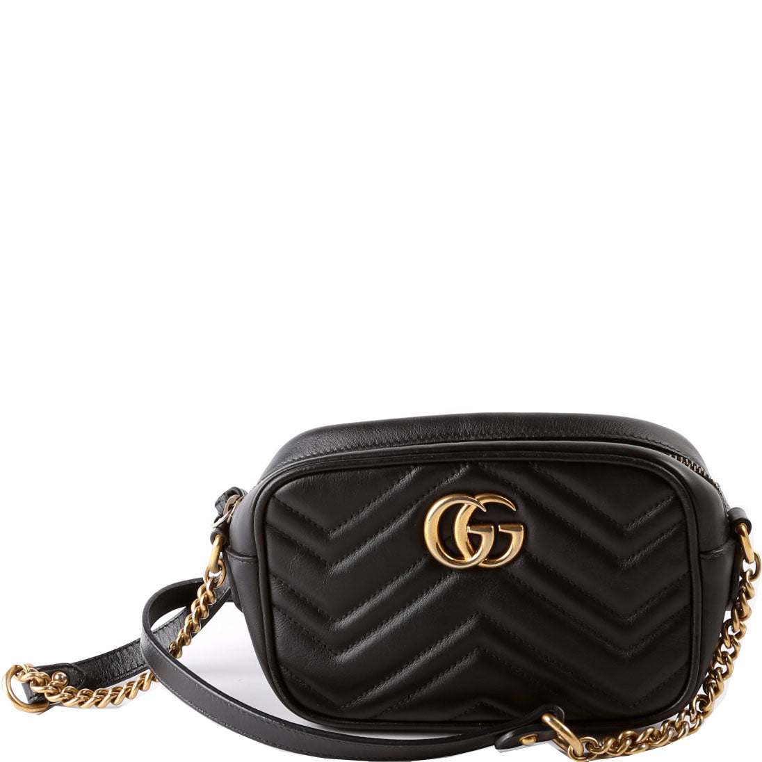 Gucci Marmont Camera Black Mini Travel Bag