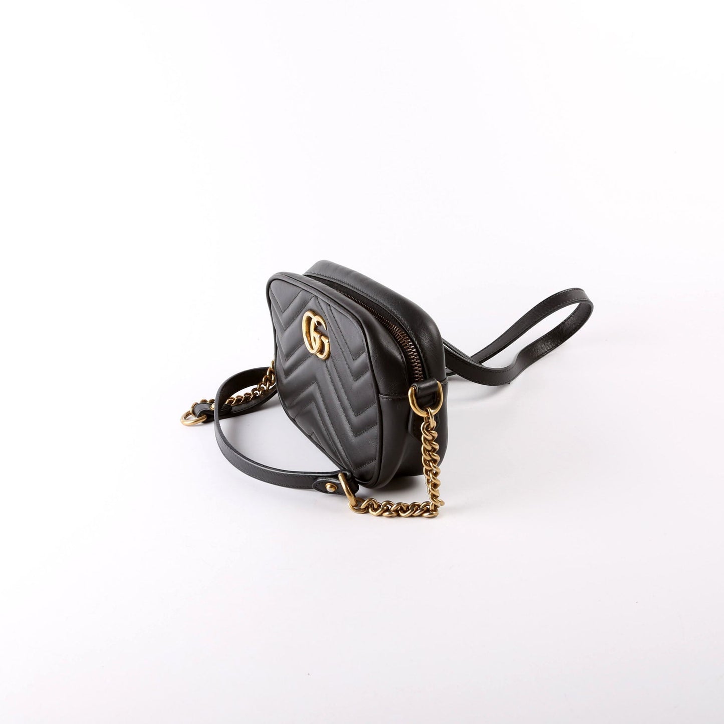 Gucci Marmont Camera Black Mini Travel Bag