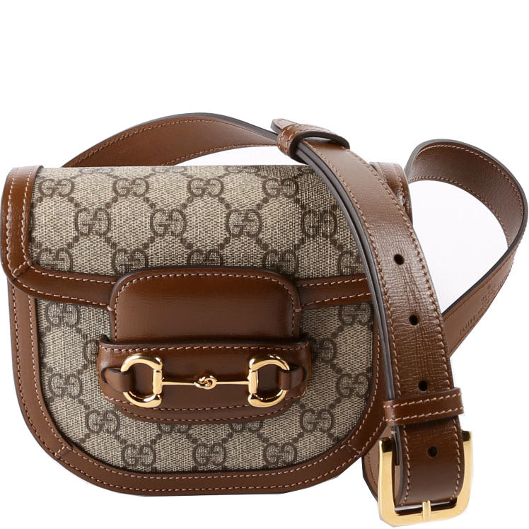 Gucci GG Supreme Horsebit Belt