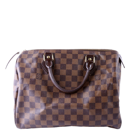 Louis Vuitton Speedy 30 Ebene Damier Handbag Ebene 48