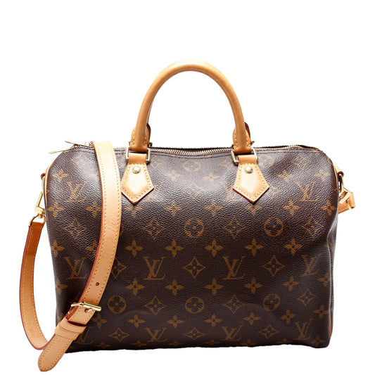 Louis Vuitton Speedy 30 W Monogram Handbag Monogram 1