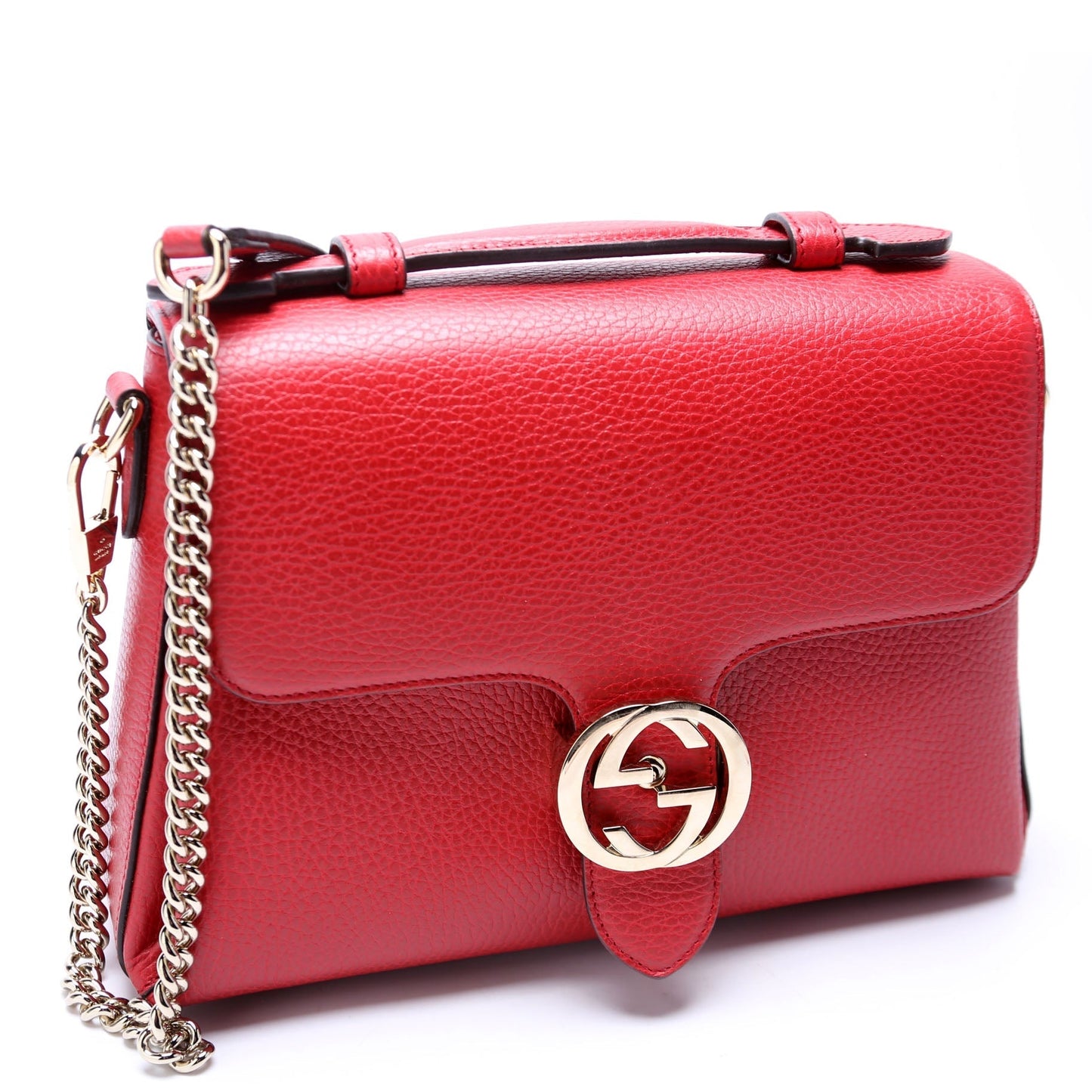 Gucci Interlocking Red Medium Travel Bag