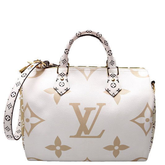 Louis Vuitton Speedy 30 Bandouliere Giant Monogram Green Handbag