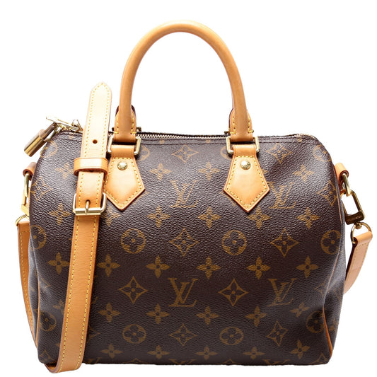 Louis Vuitton Speedy 25 W Monogram Handbag