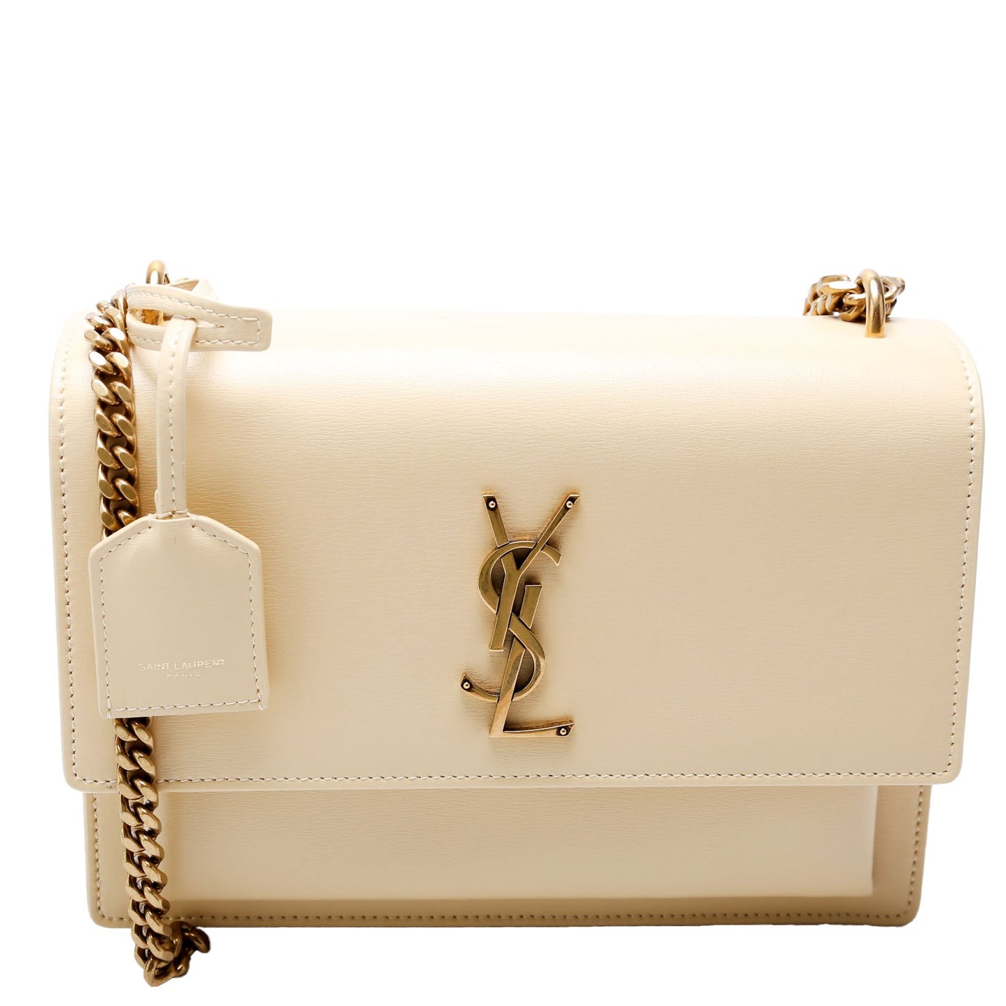 YSL Saint Laurent Saint Laurent Sunset Smooth Bag Leather Tan Travel Bag