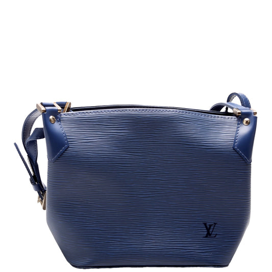 Louis Vuitton Mandara PM Epi Blue Handbag