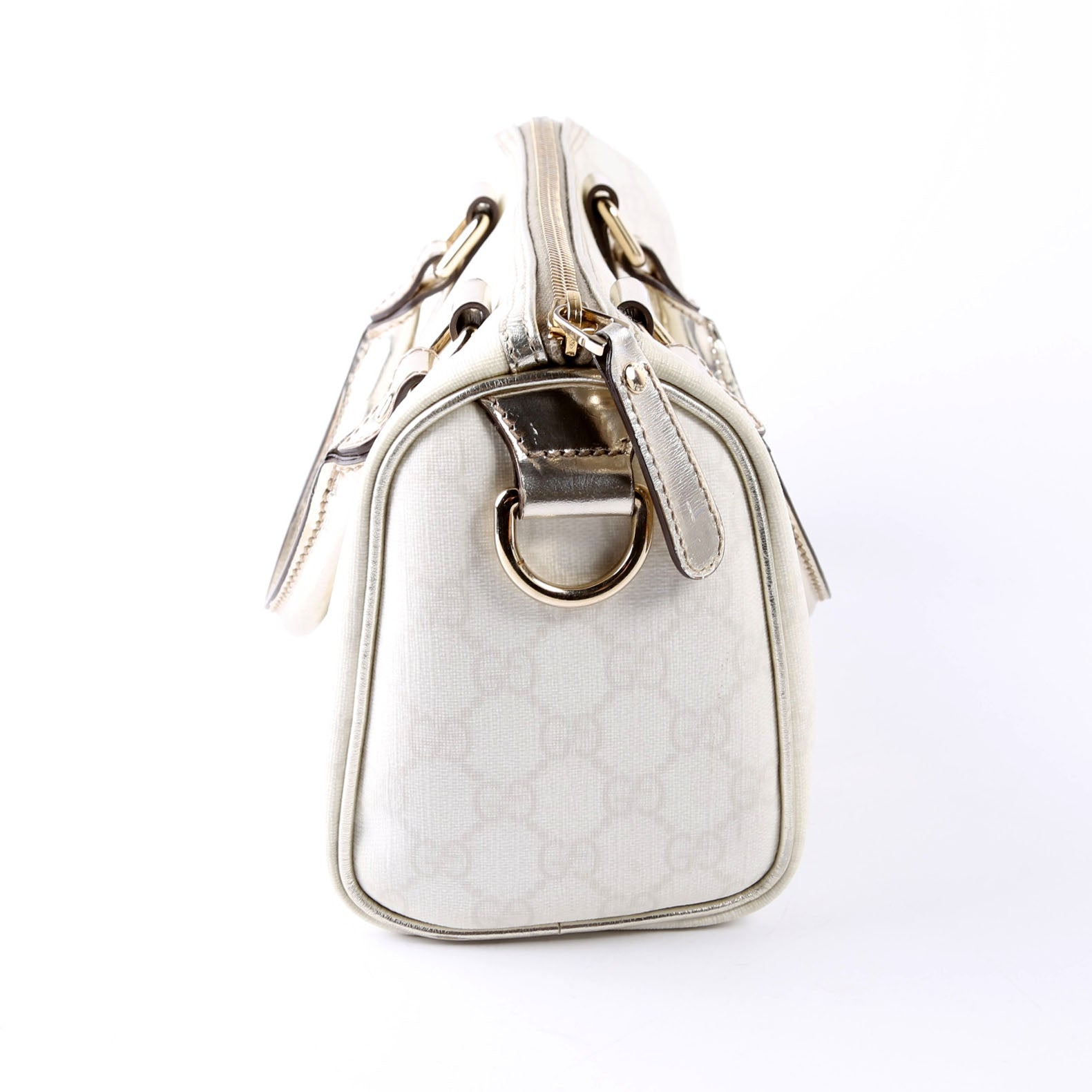 Gucci GG Plus Joy Boston White Small Travel Bag