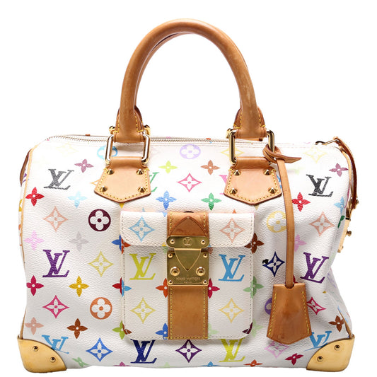 Louis Vuitton Speedy 30 Multicolor Handbag Multicolor 7