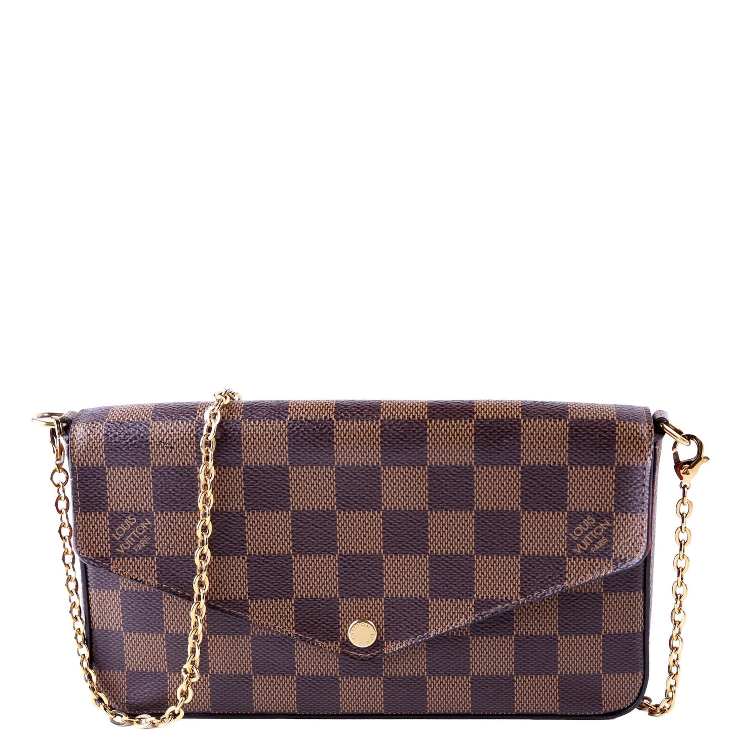 Louis Vuitton Pochette Felicie Ebene Clutch Bag Ebene 2