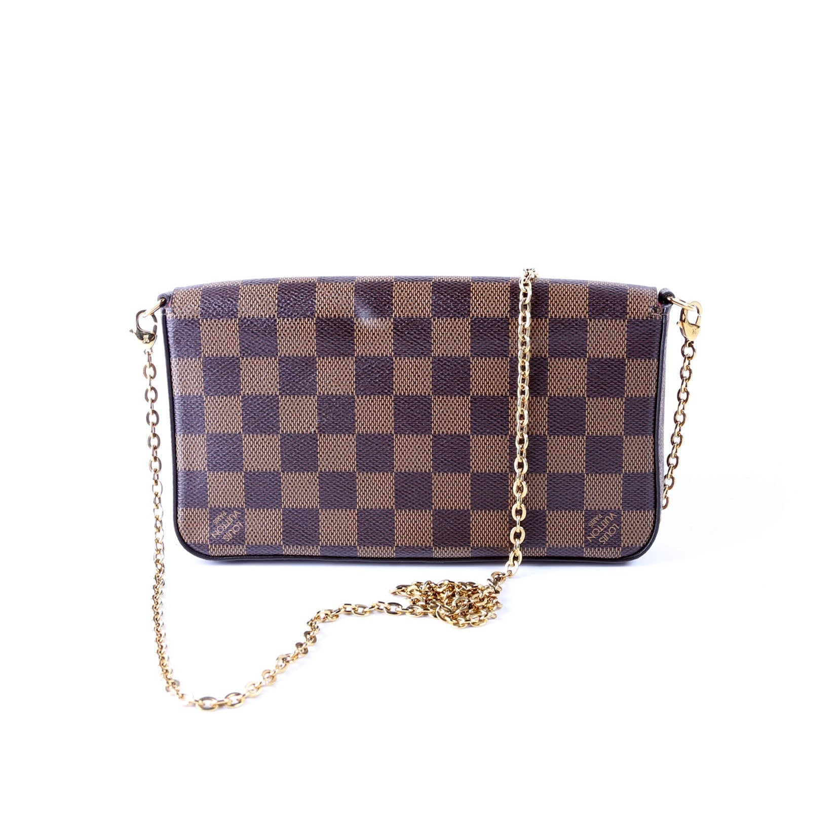 Louis Vuitton Pochette Felicie Ebene Clutch Bag Ebene 2