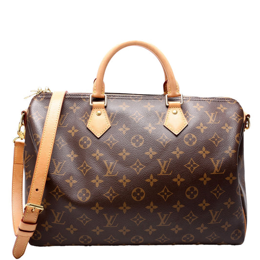 Louis Vuitton Speedy 35 Bandouliere Monogram Handbag Monogram 4