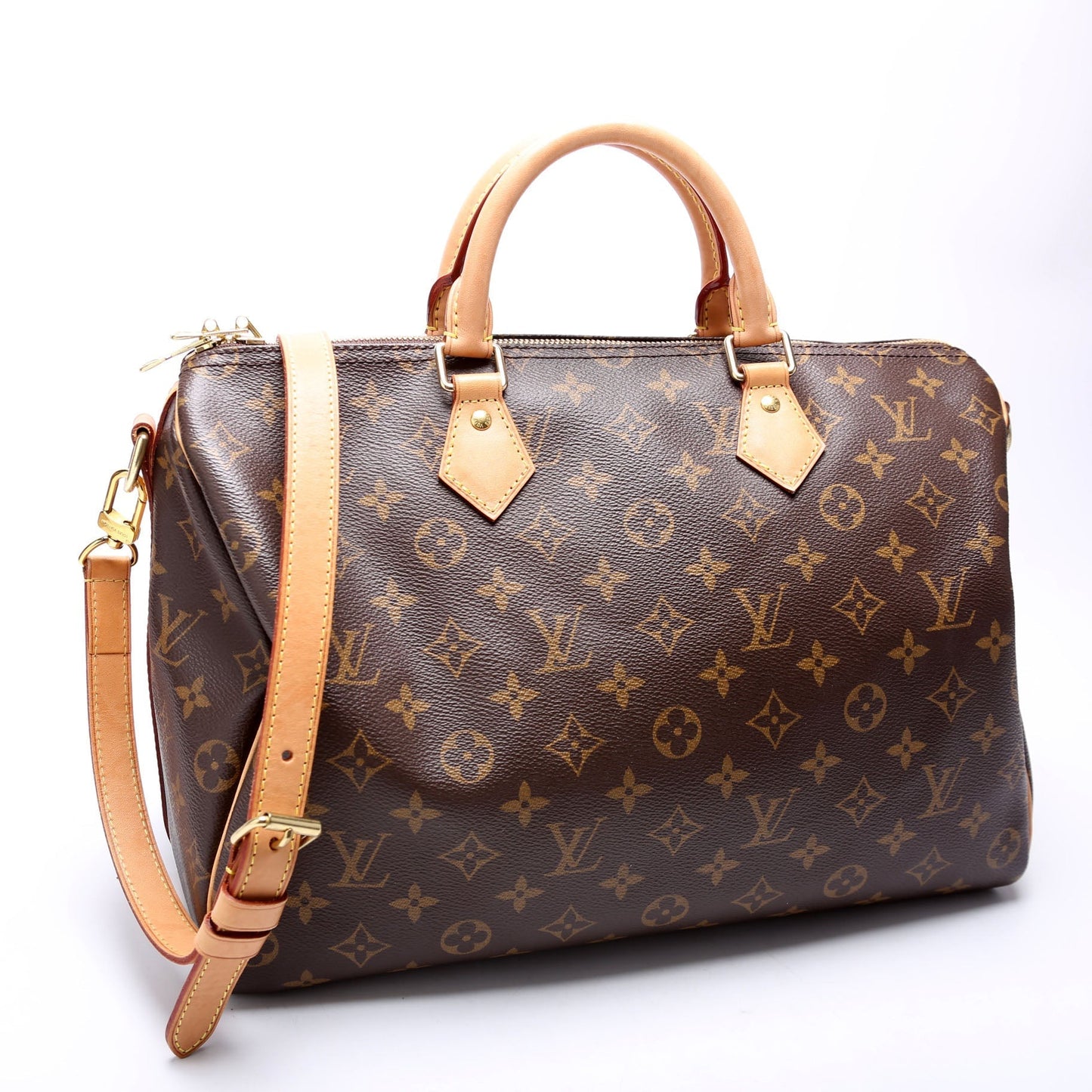Louis Vuitton Speedy 35 Bandouliere Monogram Handbag Monogram 4