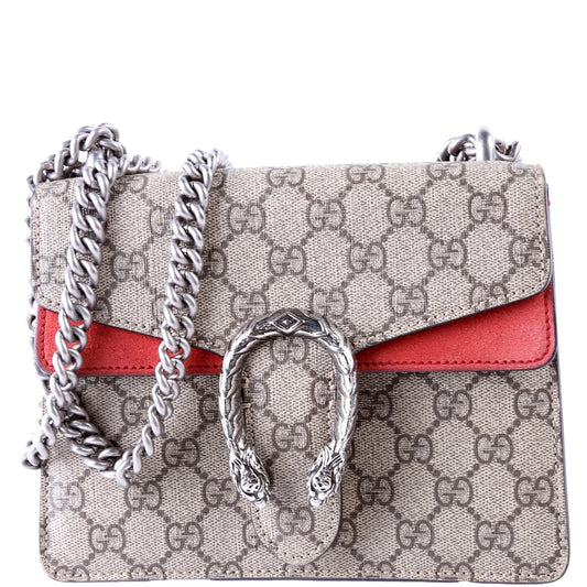Gucci Dionysus GG Red Mini Shoulder Bag Mini Red