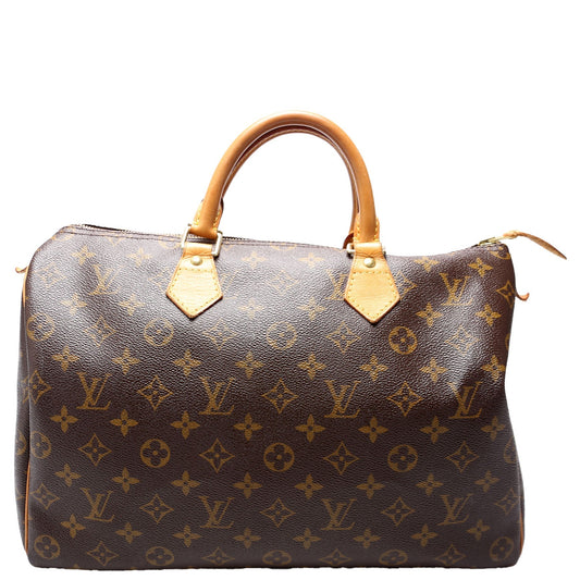 Louis Vuitton Speedy 35 Monogram Handbag Monogram 16