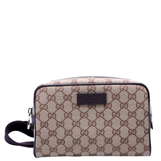 Gucci GG Canvas Brown Belt