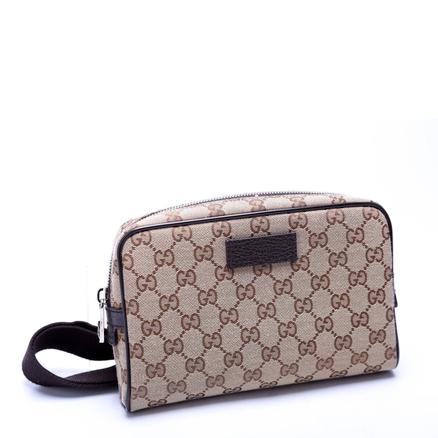 Gucci GG Canvas Brown Belt