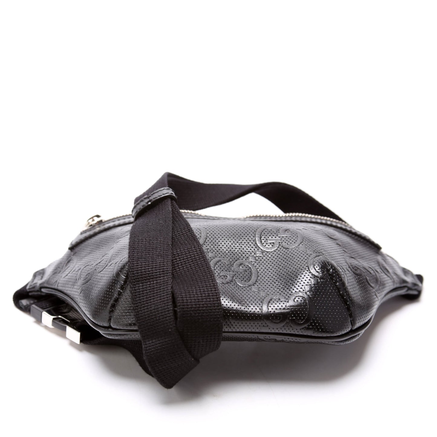 Gucci GG Embossed Black Belt 4