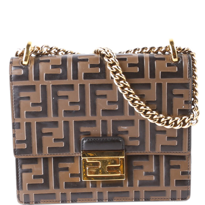 Fendi 8M0417 Kan Shoulder Bag Small