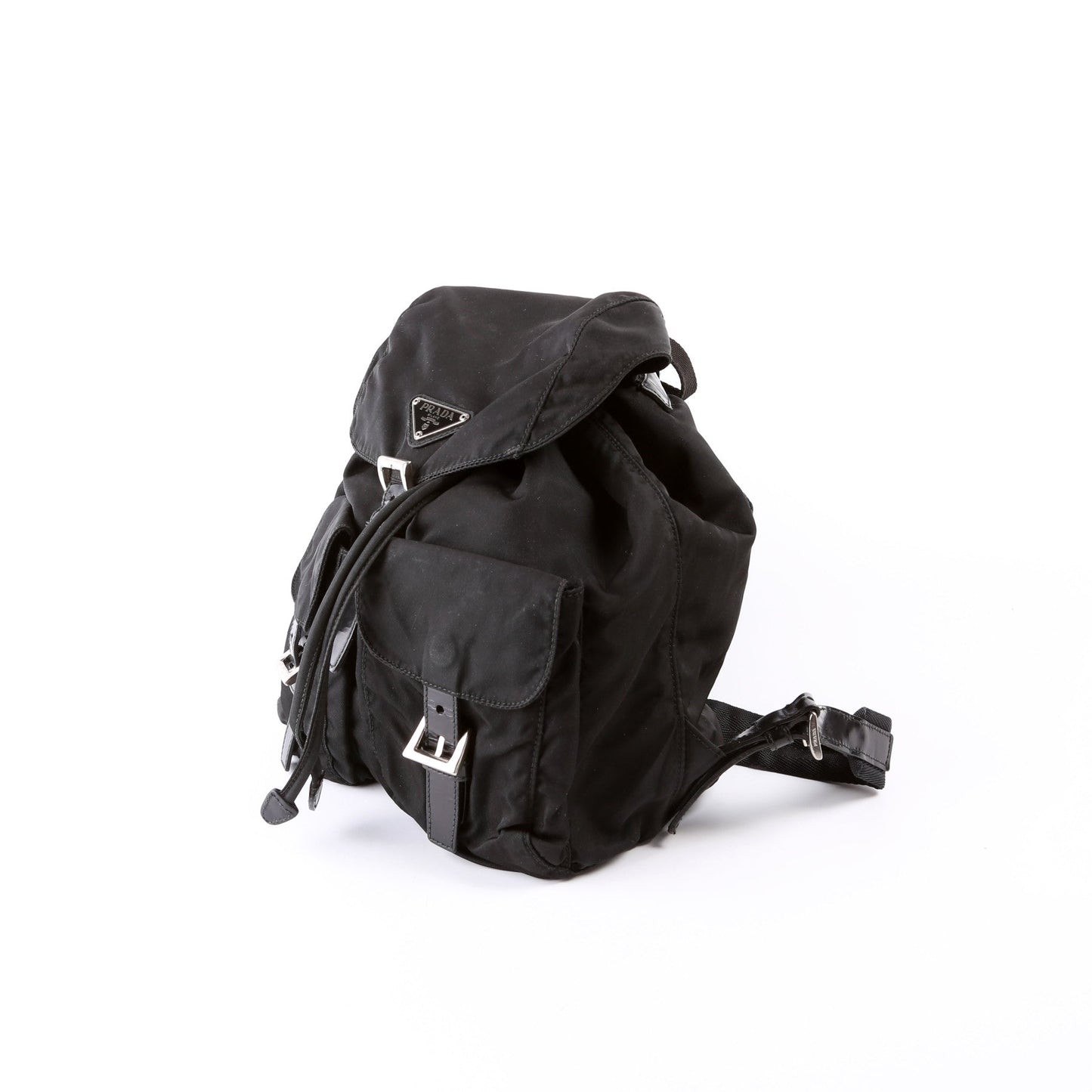 Prada Backpack Bag Nylon Black