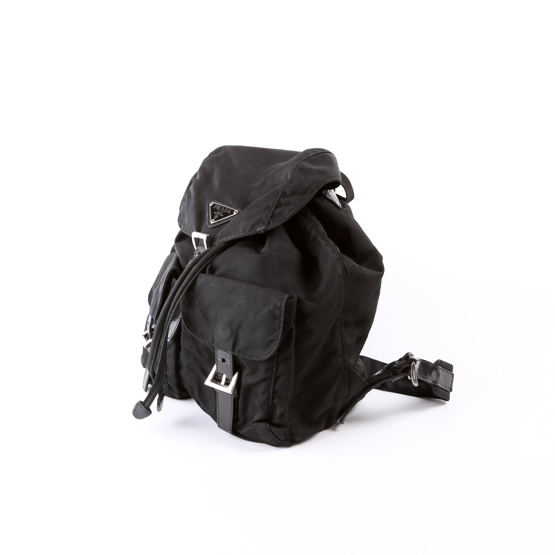 Prada Backpack Bag Nylon Black