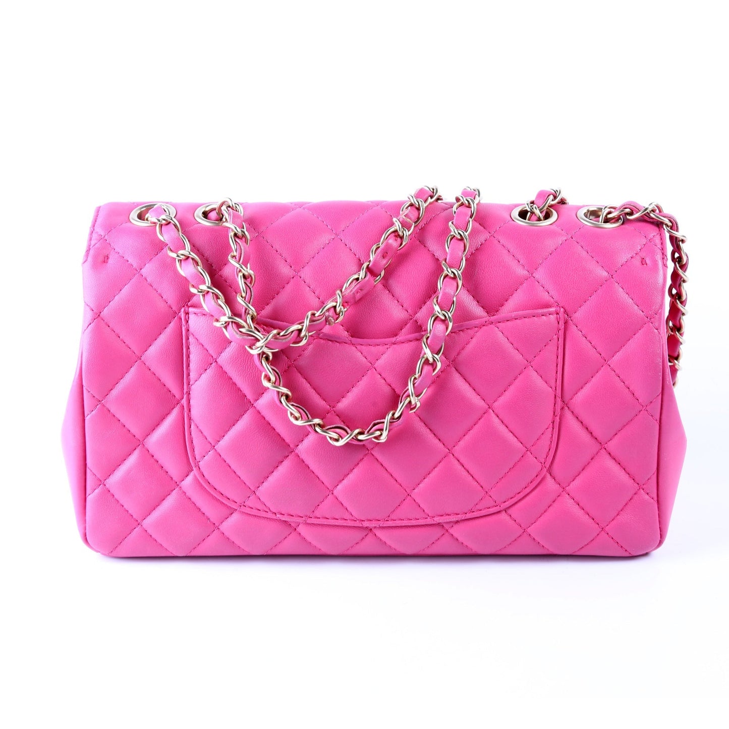 Chanel Mademoiselle Flap Quilted Lambskin 21M Pink Handbag