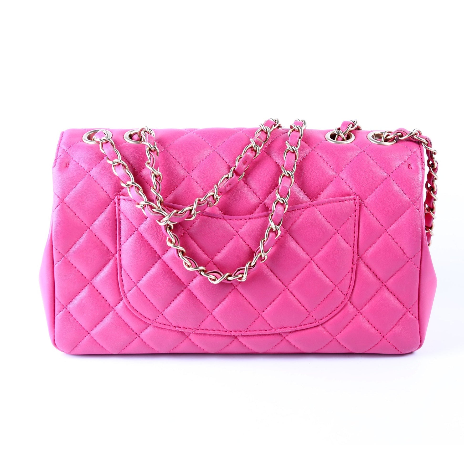 Chanel Mademoiselle Flap Quilted Lambskin 21M Pink Handbag