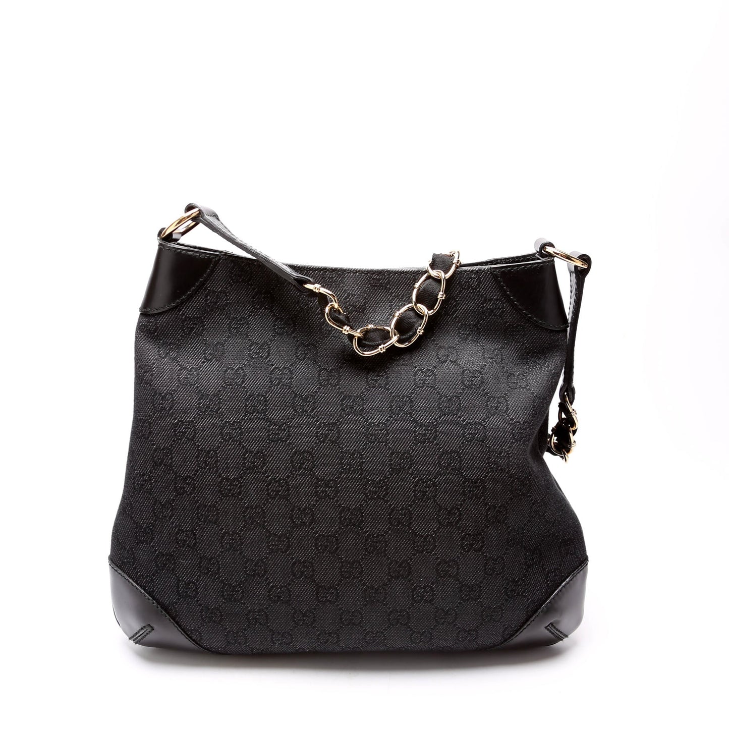 Gucci GG Capri Canvas Black Chain Hat