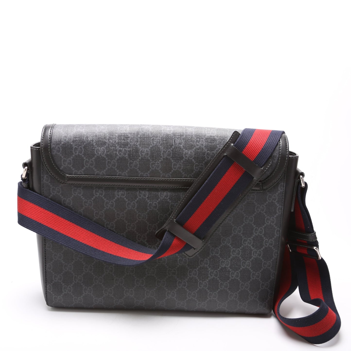 Gucci GG Supreme Messenger Black Travel Bag Messenger Black