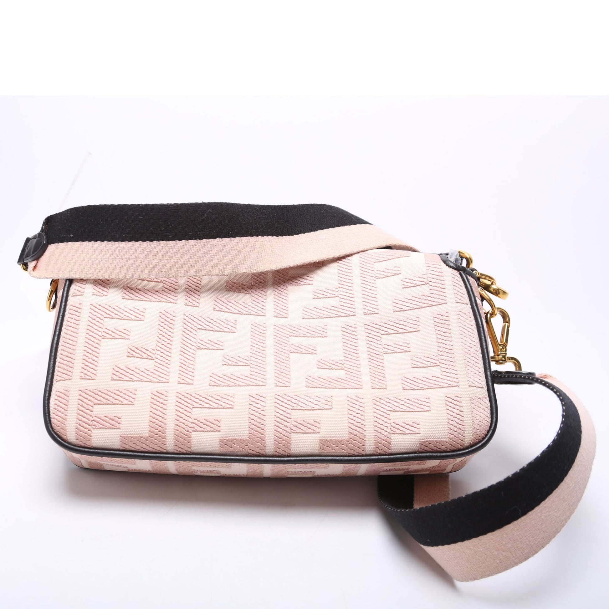 Fendi Ff Jacquarduette 8Br600 Bag Pink Travel Bag
