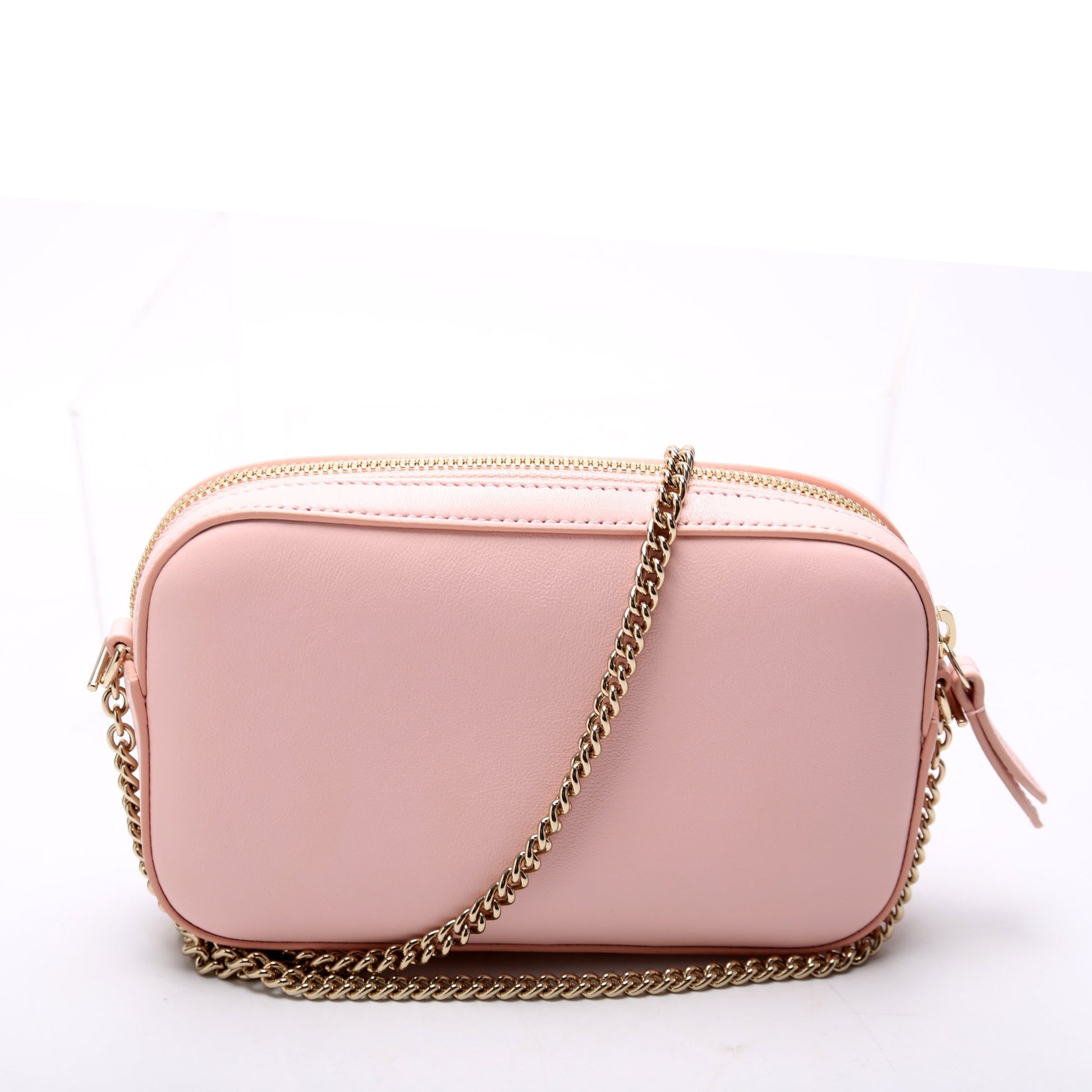 Gucci GG Marmont Super Leather Pink Mini Shoulder Bag