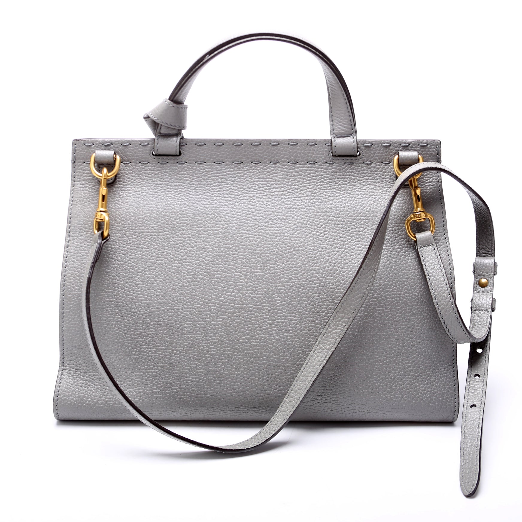 Gucci Marmont Grey Small Top Handle Travel Bag