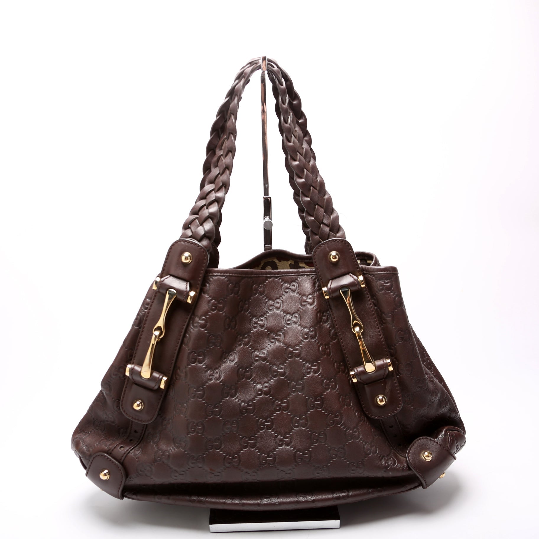 Gucci Pelham Brown Medium Shoulder Bag