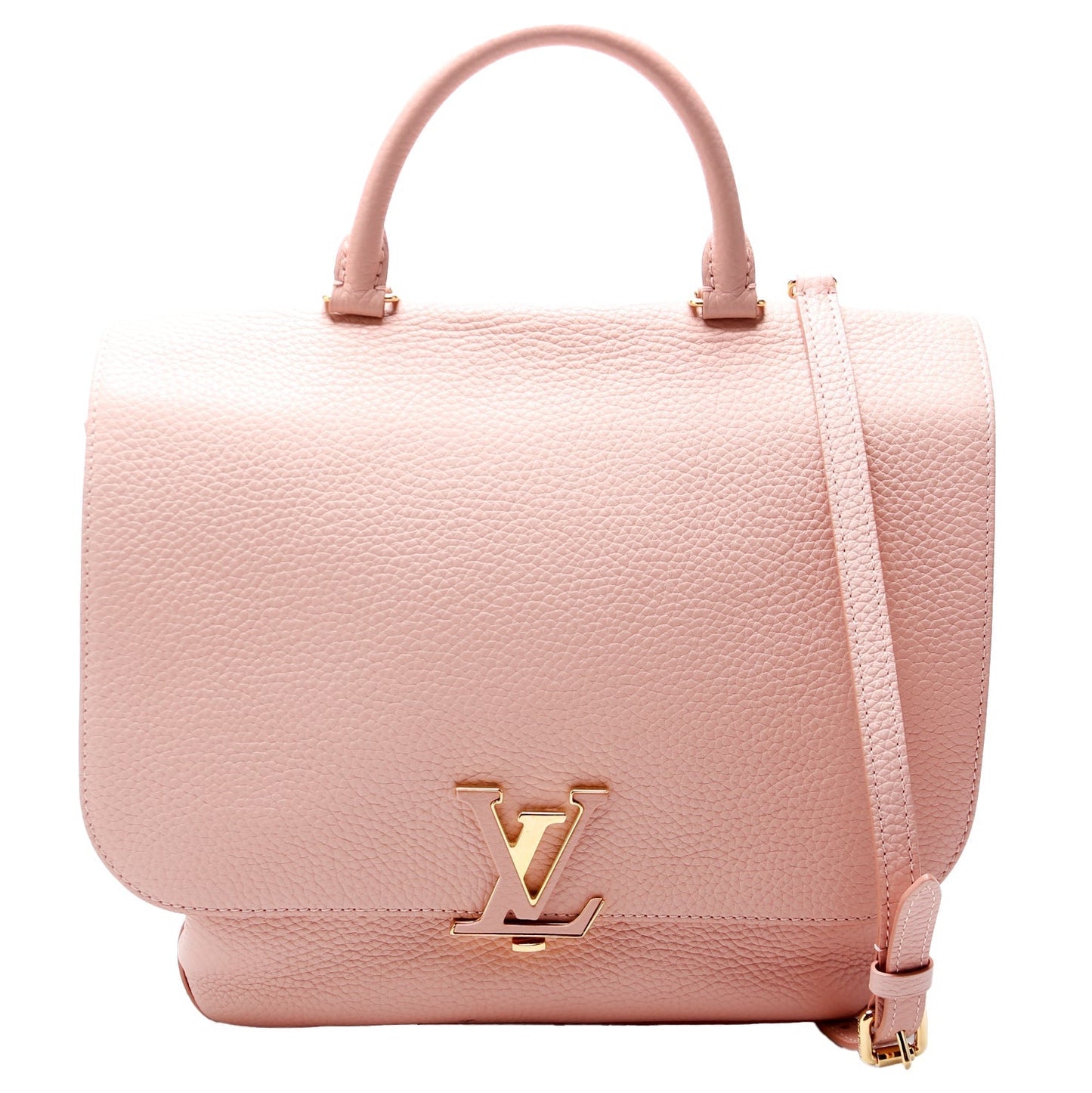Louis Vuitton Volta Taurillon Nude Leather Handbag