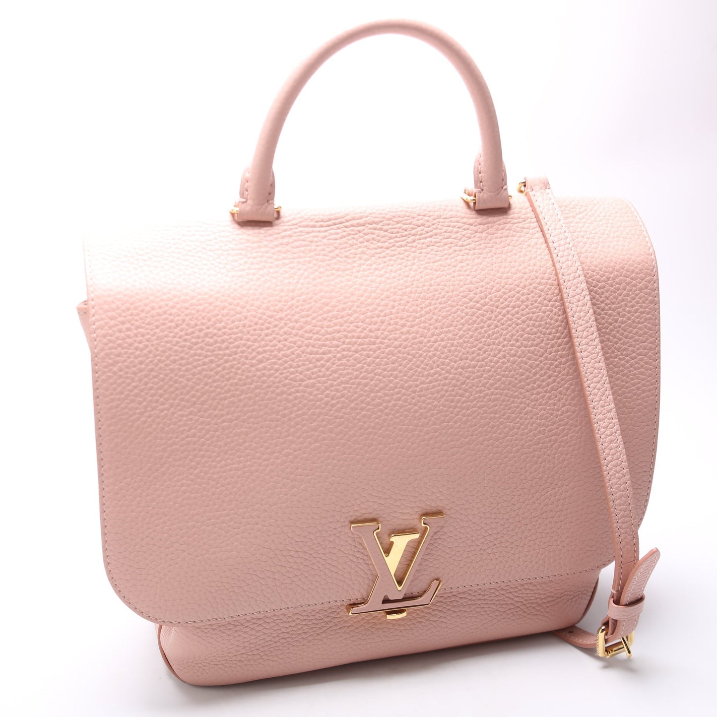 Louis Vuitton Volta Taurillon Nude Leather Handbag