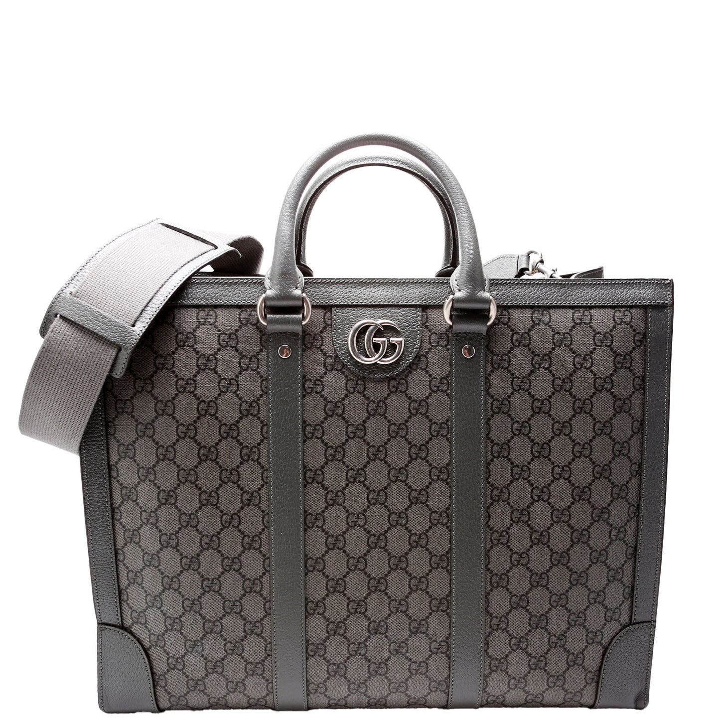 Gucci GG Supreme Ophidia Grey Large Tote Bag
