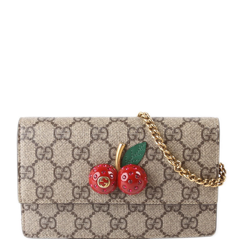 Gucci GG Supreme Cherries Mini Travel Bag Mini Bag