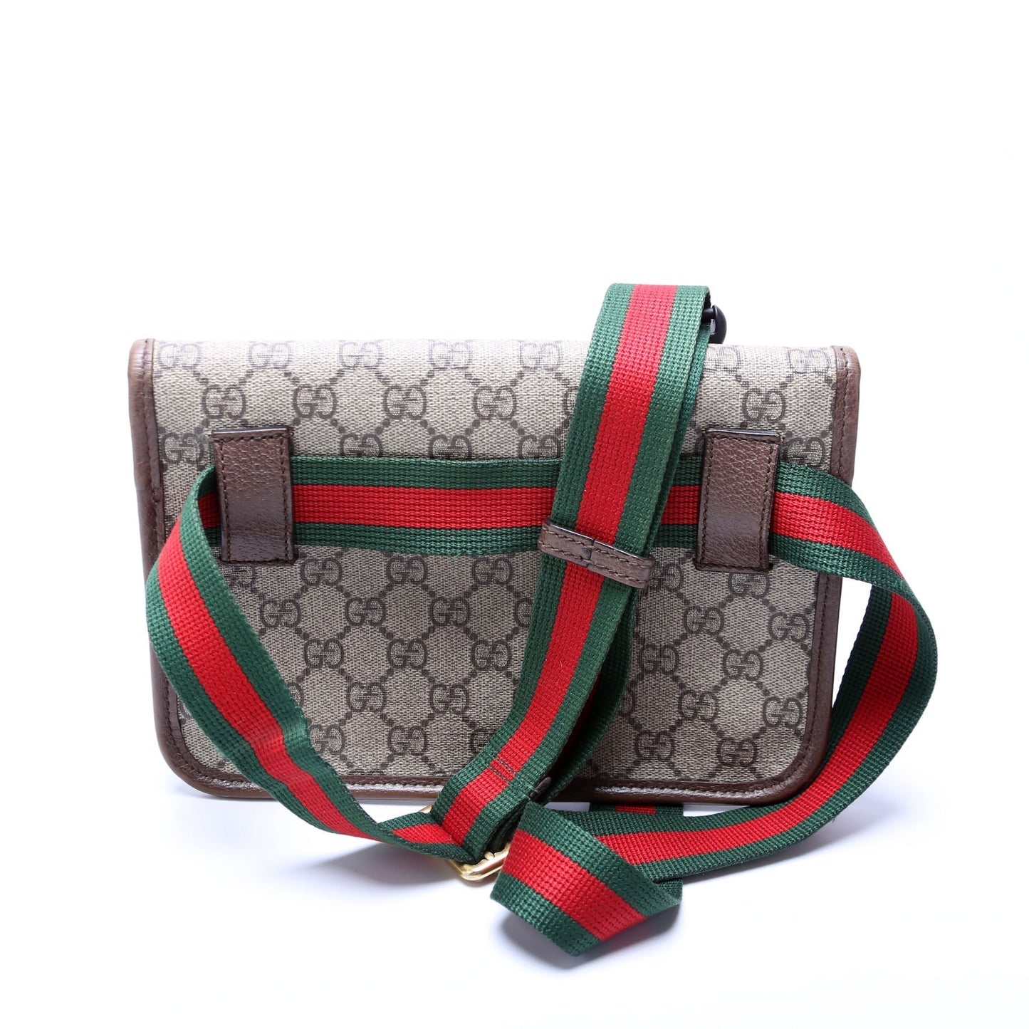 Gucci GG Supreme Neo Web Brown Belt