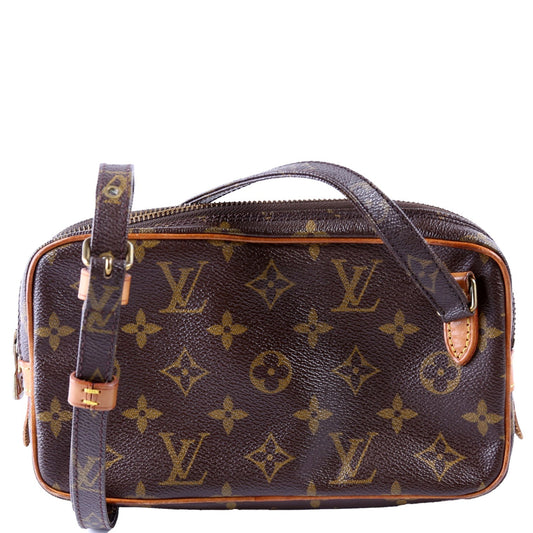 Louis Vuitton Pochette Marly Bandouliere Monogram Clutch Bag Monogram 18