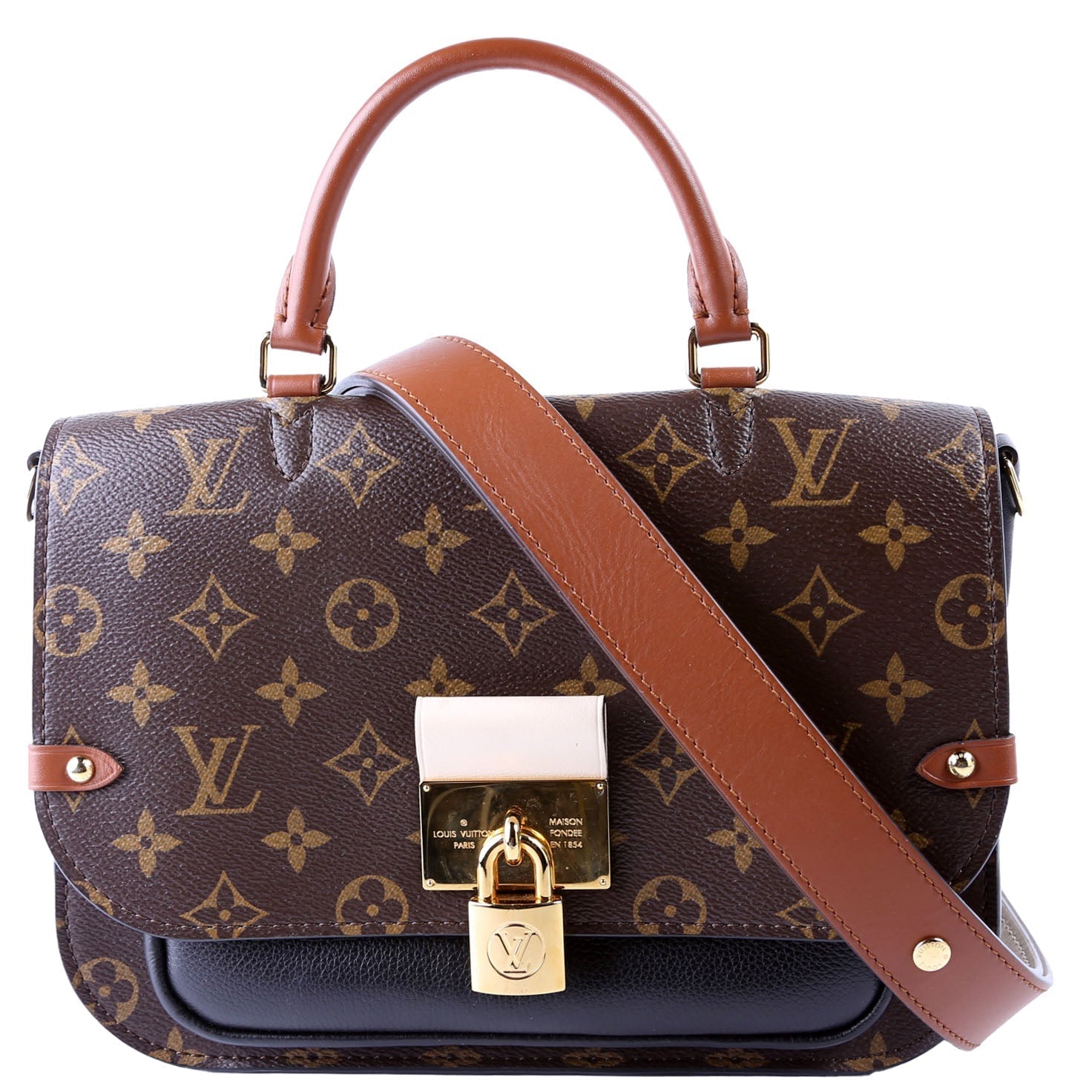 Louis Vuitton Vaugirard Monogram Black Handbag